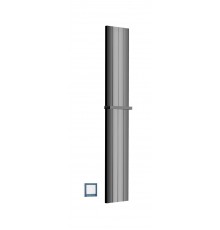 Boheme Flat Полотенцесушитель электрический 25x150h см, цвет: shine gun metall 725-SGM