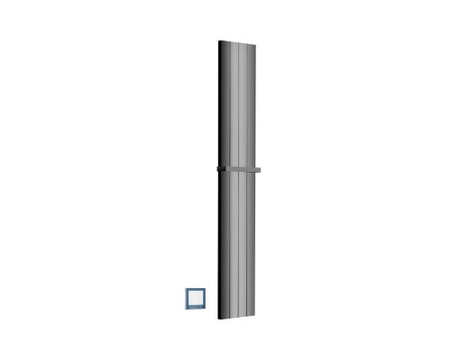 Boheme Flat Полотенцесушитель электрический 25x150h см, цвет: shine gun metall 725-SGM