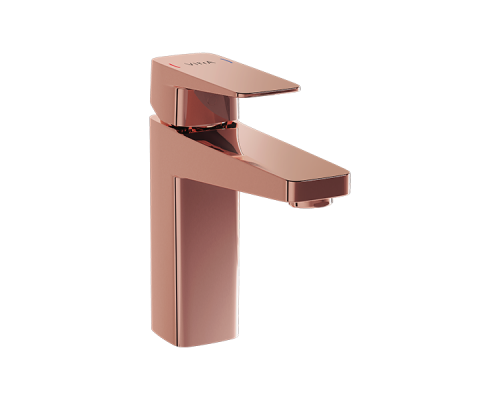 Смеситель для раковины, Vitra, Root Square, цвет-медь