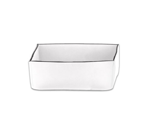 Лоток, Decor Walther, Nappa UTB, шгв 250-170-85, цвет-белоснежный