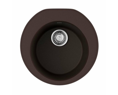 Мойка, OMOIKIRI, Miya, шгв 505-490-230, отверстия для смесителя-3 промаркированных, цвет-темный шоколад