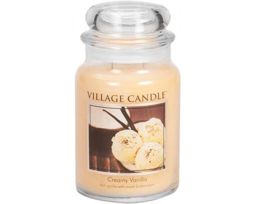 Декоративная свеча Village Candle Сливочный крем и ваниль (602 грамма) Декоративная свеча Village Candle Сливочный крем и ваниль (602 грамма)