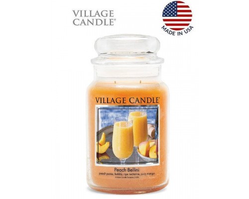 Декоративная свеча Village Candle Персиковый коктейль (602 грамма) Декоративная свеча Village Candle Персиковый коктейль (602 грамма)
