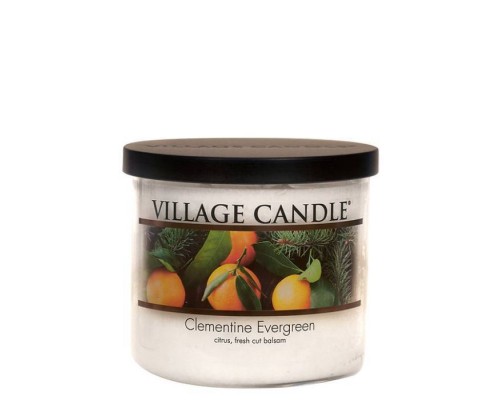 Декоративная свеча Village Candle Вечнозеленый клементин (396 грамм)