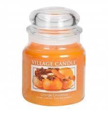 Декоративная свеча Village Candle Апельсин с корицей (389 грамм)