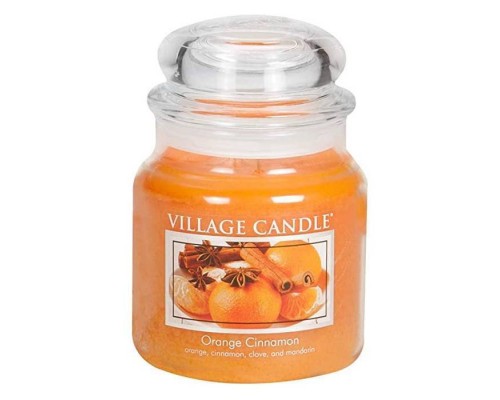 Декоративная свеча Village Candle Апельсин с корицей (389 грамм)