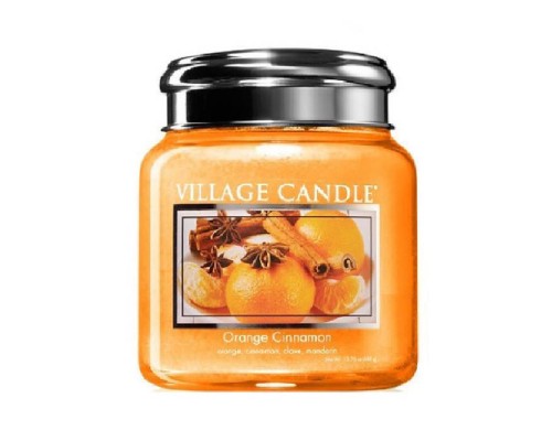Декоративная свеча Village Candle Апельсин с корицей (92 грамма)