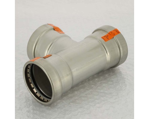Тройник пресс нержавеющая сталь Sanpress Inox VIEGA 64