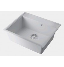 Мойка, Omoikiri, Daisen, шгв 600-510-215, отверстия для смесителя-отсутствуют, цвет-белый