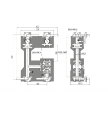 Насосная группа смесительная фланцевая DN50 PN10 без насоса и сервопривода