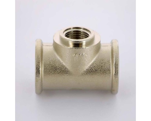 Тройник В никелированный UNI-FITT 1"x1/2"x1" Тройник В никелированный UNI-FITT 1"x1/2"x1"