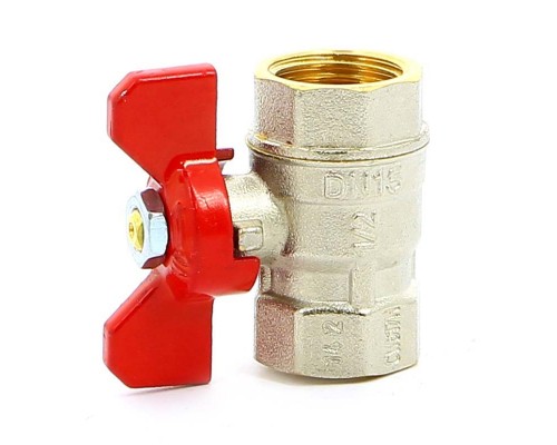 Кран шаровой ВВ MISTRAL бабочка TIEMME 1/2"