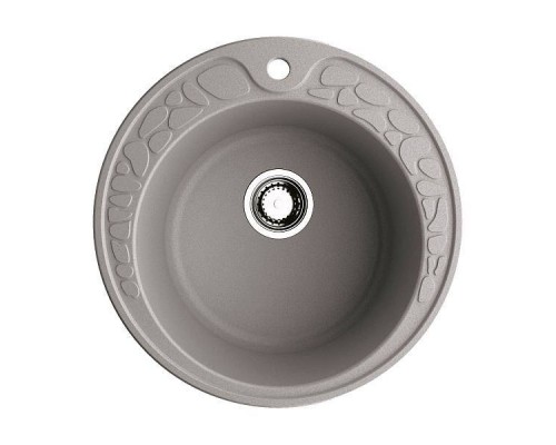 Omoikiri Tovada 51-GR Кухонная мойка Artgranit 51x51 см, цвет: leningrad grey 4993367