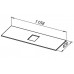 Allen Brau Priority Столешница 120 см, цвет: серый 1.31012.DG-S