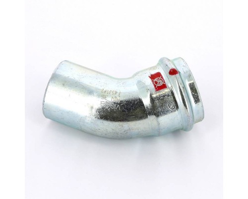 Угол-вставка пресс 45" оцинкованная сталь Prestabo VIEGA 35