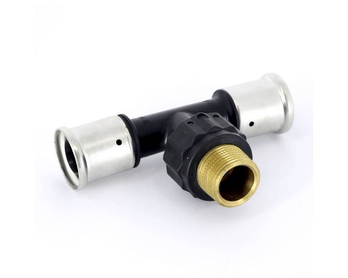 Тройник пресс-Н PVDF HENCO 26х3/4"х26