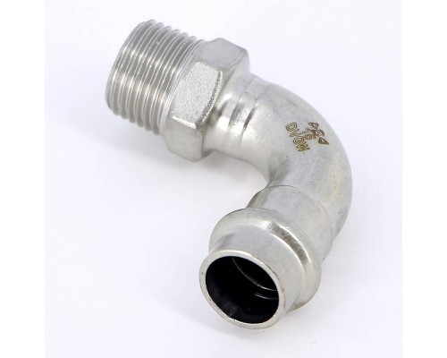 Угол Н-пресс IBP 15 х 1/2" нержавеющая сталь Угол Н-пресс IBP 15 х 1/2" нержавеющая сталь