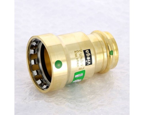 Муфта Megapress-пресс Viega DN32 11/4" x 35 бронза, Megapress, SC-Contur