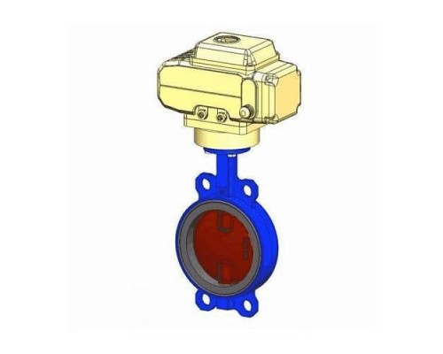 Затвор поворот чуг EPDM Ду250 Ру16 эл/п 230В д/чуг Tecofi VPI4448-N24EP0250