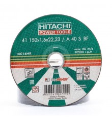 Диск отрезной по металлу А24,14А (150х2.5х22,2 мм) Hitachi HTC-15025HR