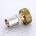 Муфта пресс-В с накидной гайкой евроконус UNI-FITT 16x3/4"EK