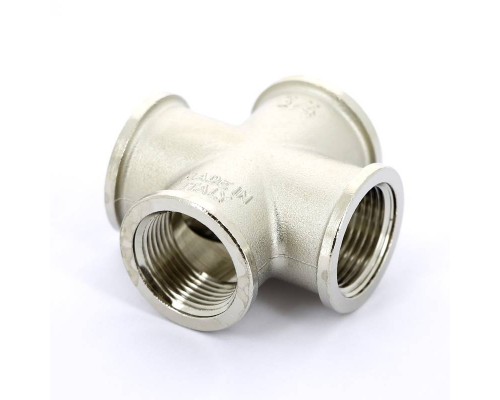 Крестовина В никелированная TIEMME 3/4"