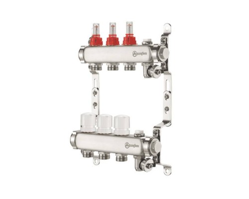 Группа коллект нерж расход 1" м/м 8в 3/4" ЕК н/р в/к Aquasfera 9501-07 Группа коллект нерж расход 1" м/м 8в 3/4" ЕК н/р в/к Aquasfera 9501-07