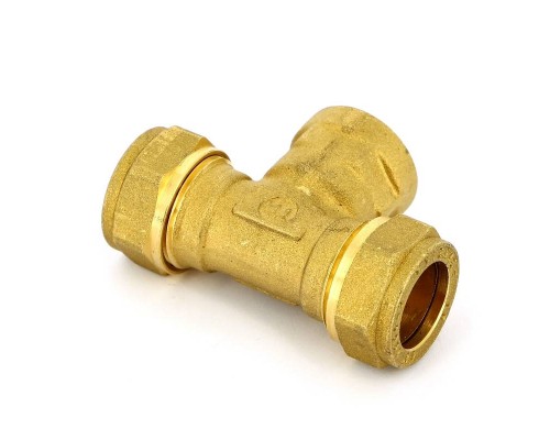 Тройник обжим-В TIEMME 18х1/2"х18