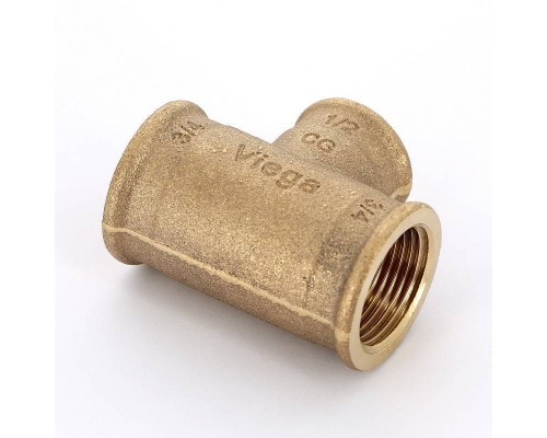 Тройник В бронза VIEGA 3/4"x1/2"x3/4"