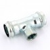 Тройник пресс-В оцинкованная сталь Prestabo VIEGA 28х1/2"х28