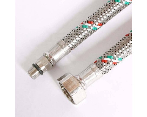 Гибкая подводка для смесителя UNI-FITT М10х1 - 1/2" 150 см оплетка из нержавеющей стали Гибкая подводка для смесителя UNI-FITT М10х1 - 1/2" 150 см оплетка из нержавеющей стали