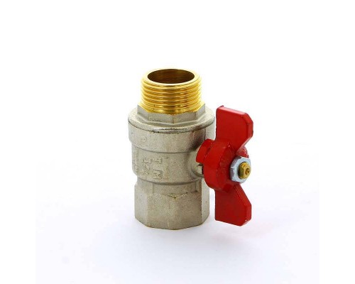 Кран шаровой НВ SCIROCCO бабочка TIEMME 3/4"