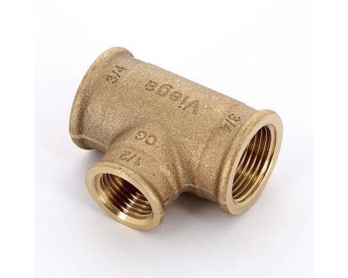 Тройник В бронза VIEGA 3/4"x1/2"x3/4"