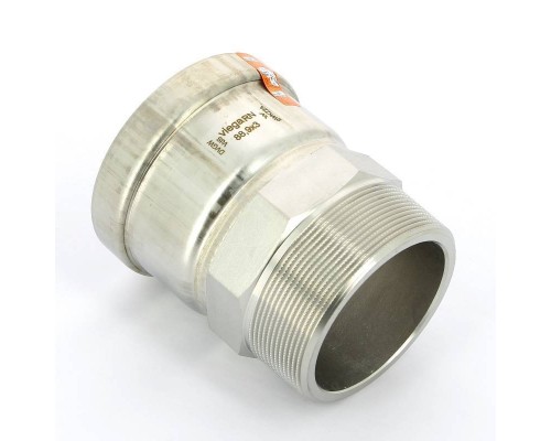 Муфта пресс-Н нержавеющая сталь Sanpress Inox XL со стопорным кольцом VIEGA 89х3"
