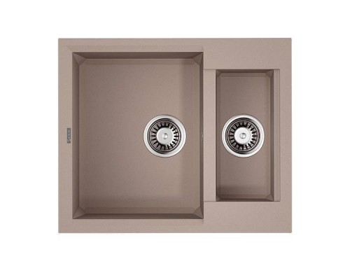 Omoikiri Sakaime 60-2-SA Кухонная мойка Tetogranit 60x50 см, цвет: бежевый 4993910