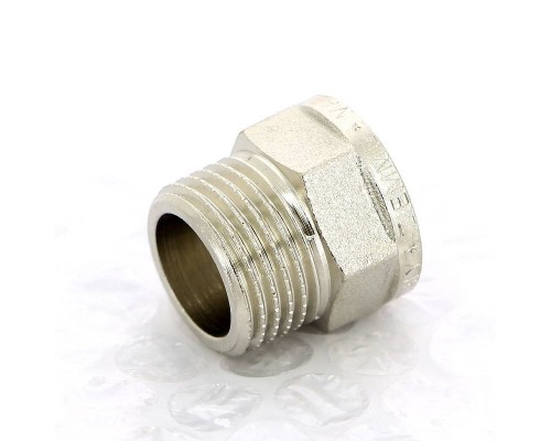 Переходник НВ никелированный TIEMME 1/2"x3/8"