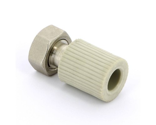 Муфта сварка-В с накидной гайкой FV-PLAST 16х3/4" и вварным латунным патрубком Муфта сварка-В с накидной гайкой FV-PLAST 16х3/4" и вварным латунным патрубком