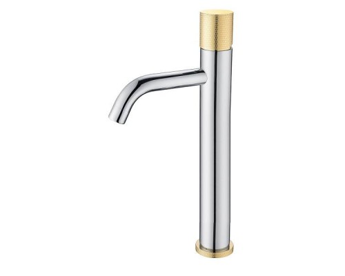 Boheme Stick Смеситель для раковины высокий, цвет: Chrome Touch Gold 122-CRG.2