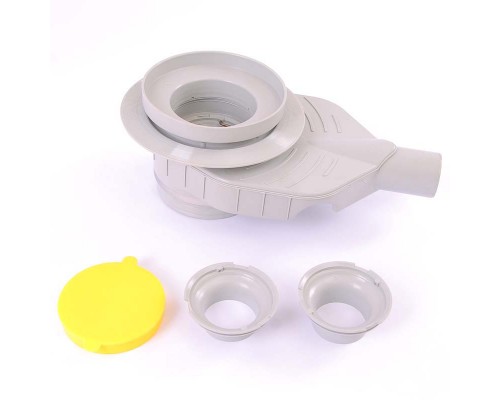 Трап Advantix Top без насадки, с заглушкой, гор. отводом d50, фланцем и г/затвором