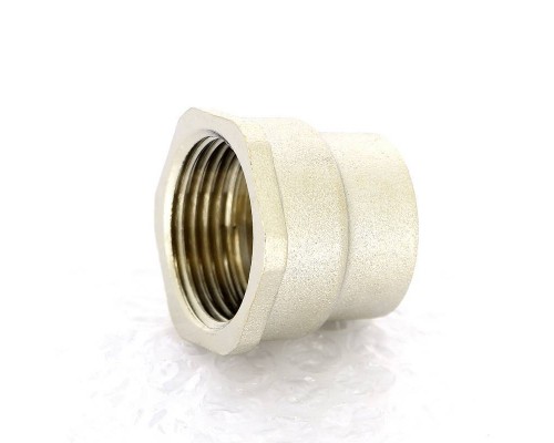 Муфта В никелированная UNI-FITT 3/4"x1" Муфта В никелированная UNI-FITT 3/4"x1"