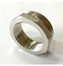 Футорка резьбовая DN50х40 Н 2.0 x В 1.1/2 латунь никель