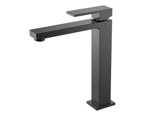 Boheme Qubic Смеситель для раковины высокий, на 1 отв., цвет: shine gun metalll 472-SGM Boheme Qubic Смеситель для раковины высокий, на 1 отв., цвет: shine gun metalll 472-SGM