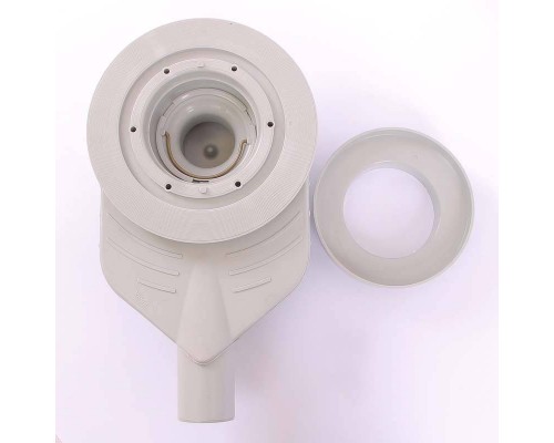 Трап Advantix Top без насадки, с заглушкой, гор. отводом d50, фланцем и г/затвором