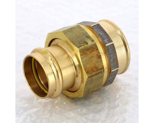 Муфта разъемная пресс-В плоская прокладка бронза Profipress G VIEGA 28х1"1/4