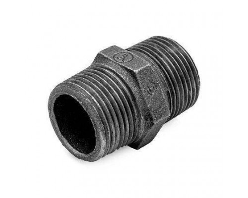 Ниппель чуг Ду15 (1/2") НР Fittex PLUS