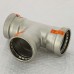 Тройник пресс нержавеющая сталь Sanpress Inox VIEGA 64