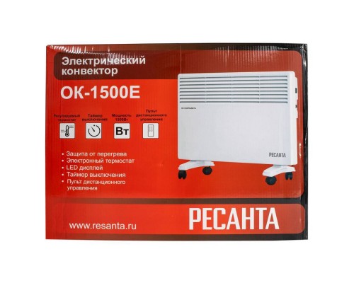 Конвектор электрический Ресанта ОК-1500Е (LED)