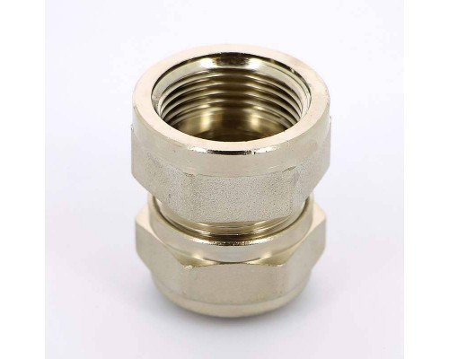 Муфта обжим-В никелированная UNI-FITT 20х3/4" Муфта обжим-В никелированная UNI-FITT 20х3/4"