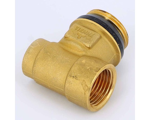 Концевик с внутренней /наружной / внутренней резьбой TIEMME 1/2"х3/4"х3/8"