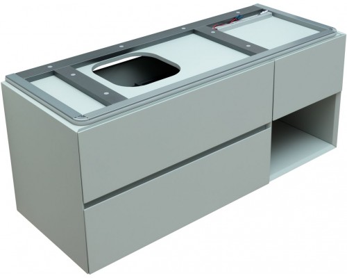 Allen Brau Infinity Тумба под раковину 119,2x45,6x51h см, цвет: папирус 1.21005.PWM Allen Brau Infinity Тумба под раковину 119,2x45,6x51h см, цвет: папирус 1.21005.PWM